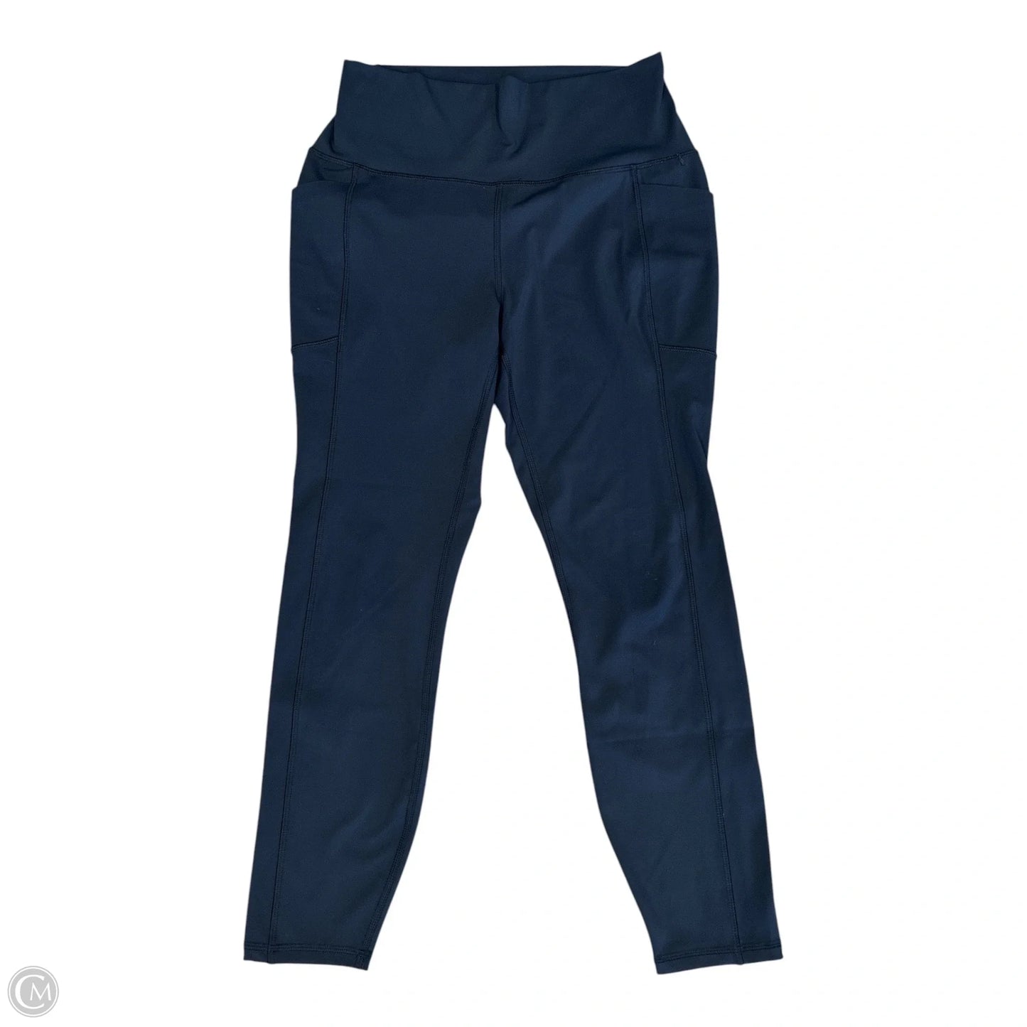 Athletic Leggings By Spyder In Blue, Size: L