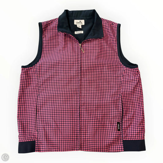Vest Other By Ashworth In Blue & Pink, Size: M