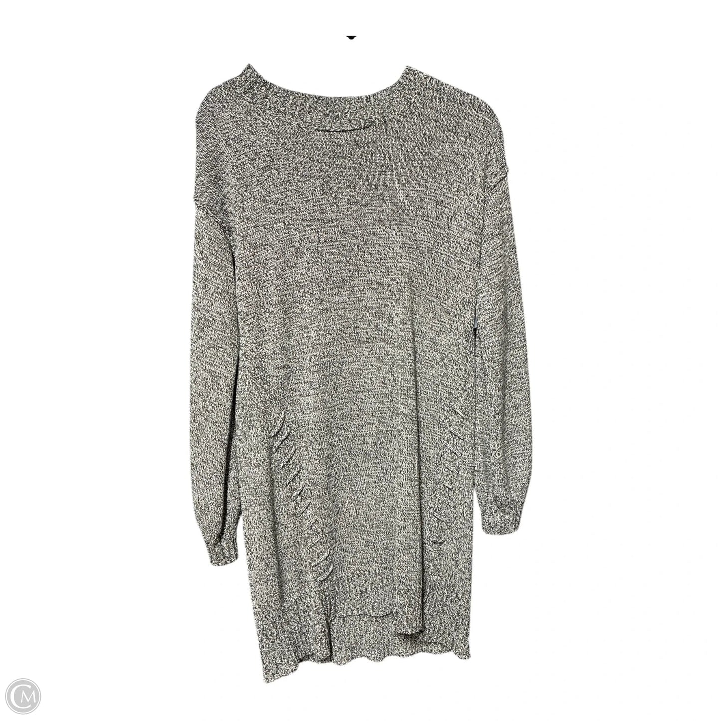 Dress Sweater By Cme In Grey, Size: M