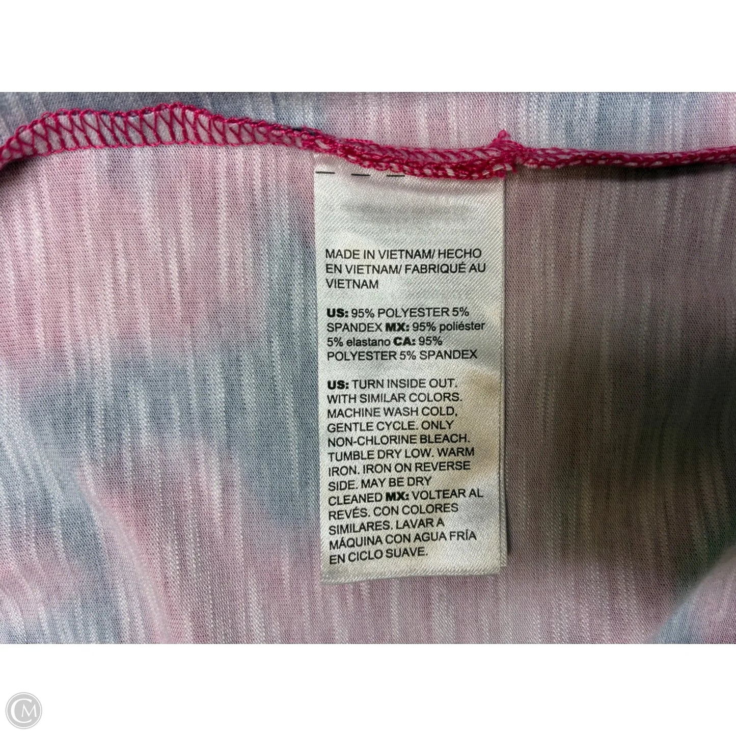 Top Short Sleeve Basic By Chicos In Pink, Size: Xl
