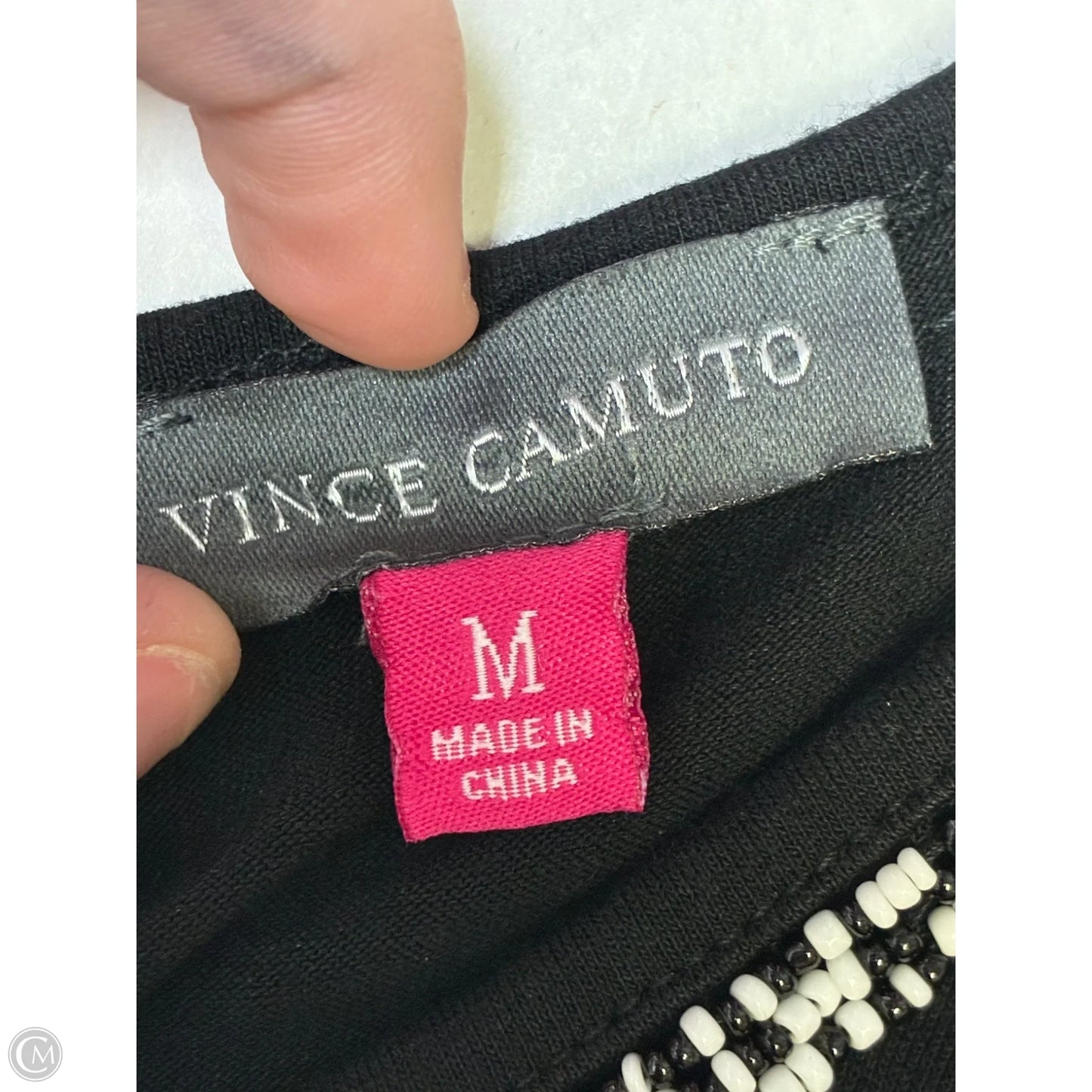 Top Sleeveless By Vince Camuto In Black, Size: M