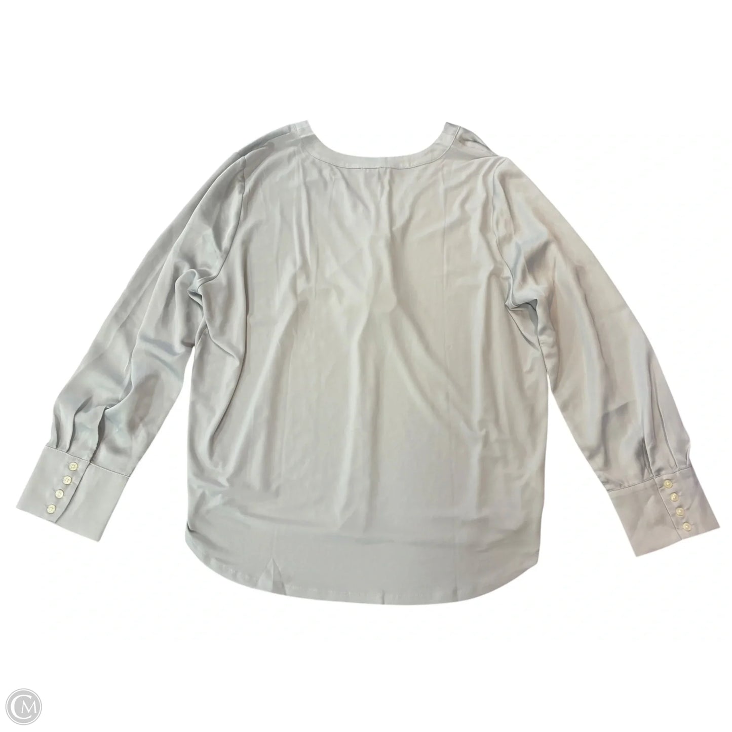 Top Long Sleeve By Ann Taylor In Grey, Size: Xl