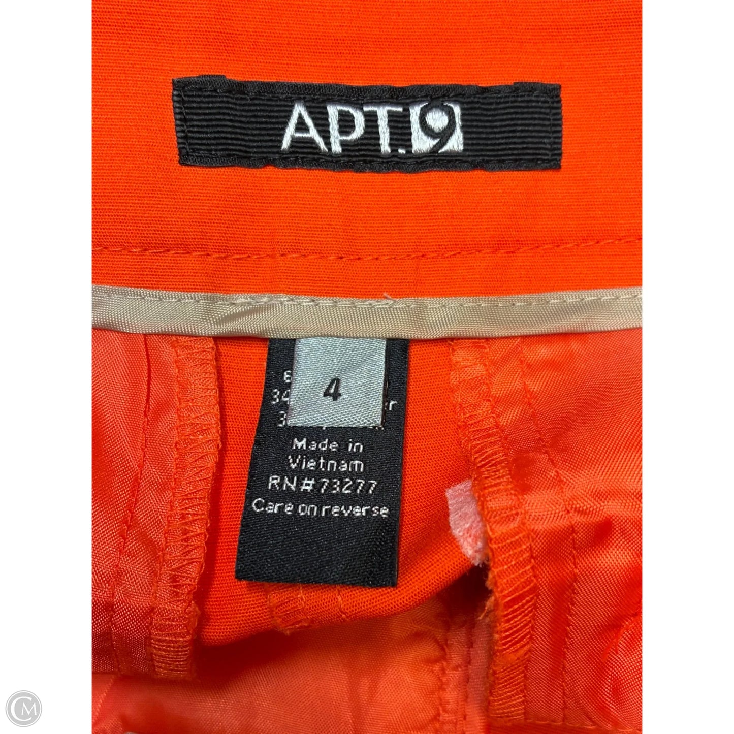 Shorts By Apt 9 In Orange, Size: 4