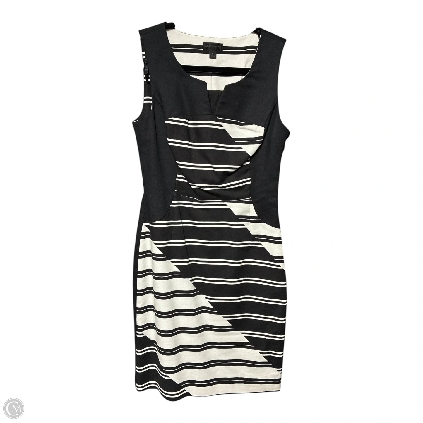 Dress Party Short By Worthington In Black & White, Size: S