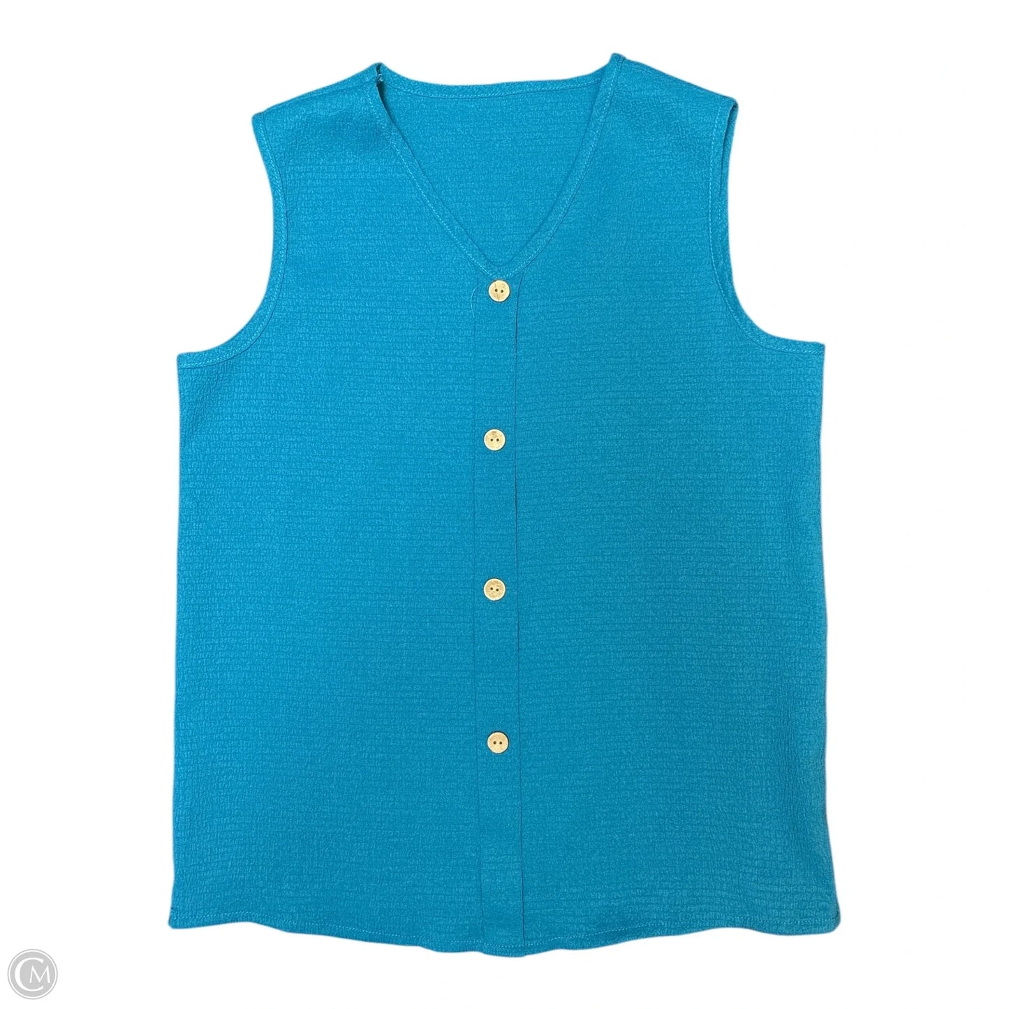 Top Sleeveless By Cmf In Blue, Size: S