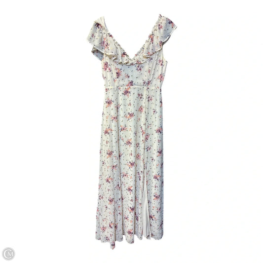 Dress Casual Maxi By Miami In Cream, Size: S