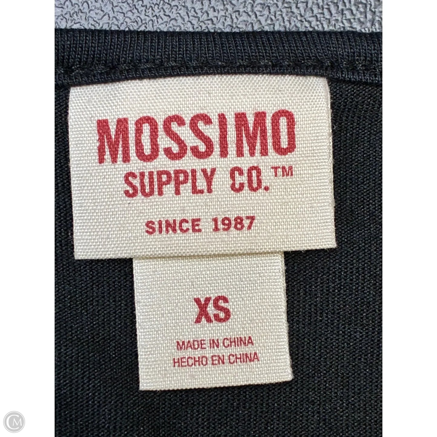 Top Sleeveless Basic By Mossimo In Black, Size: Xs