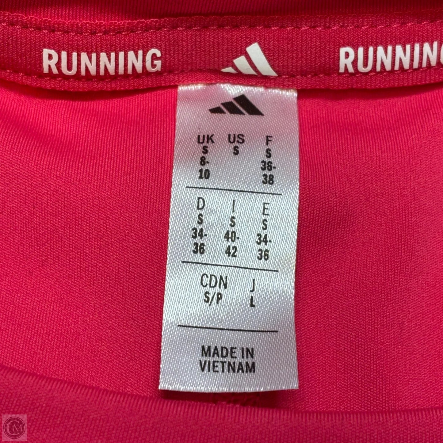 Athletic Tank Top By Adidas In Pink, Size: S