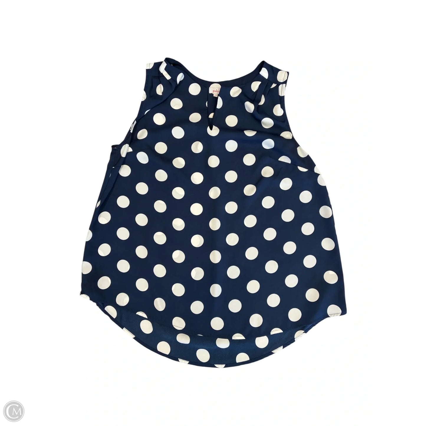 Top Sleeveless By Pixley In Polkadot Pattern, Size: 1x