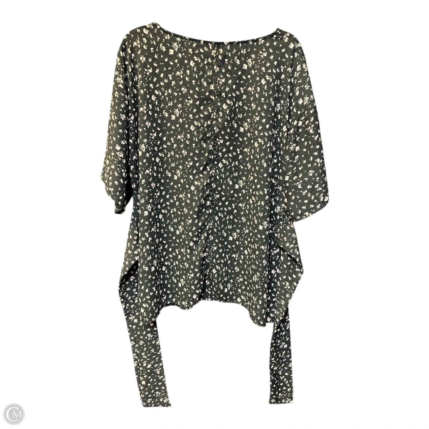 Tunic Short Sleeve By Cmf In Black, Size: 1x