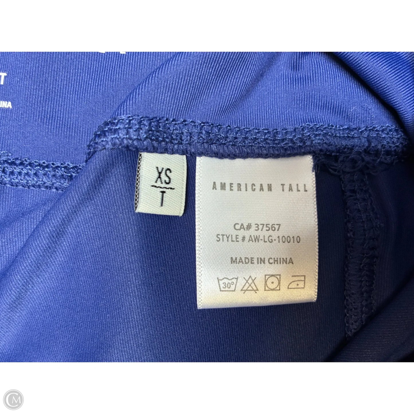 Athletic Leggings By Clothes Mentor In Blue, Size: Xs