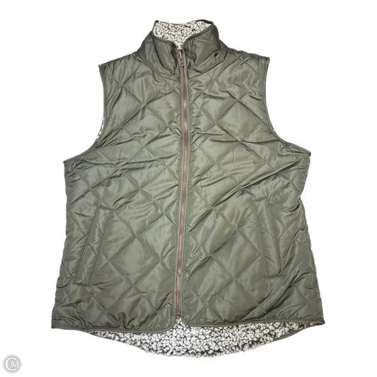 Vest Puffer & Quilted By Clothes Mentor In Green, Size: M