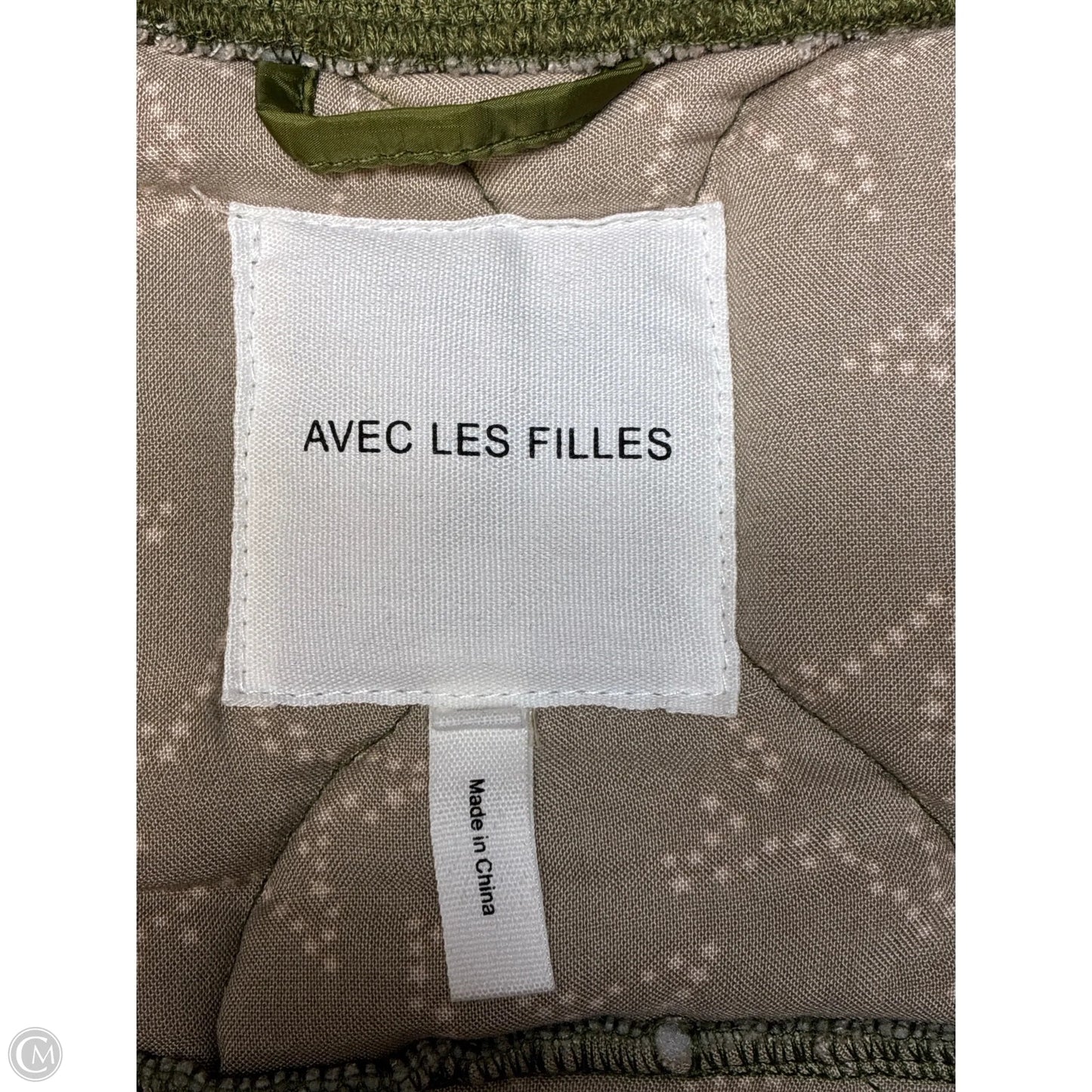Jacket Puffer & Quilted By Avec Les Filles In Green, Size: M