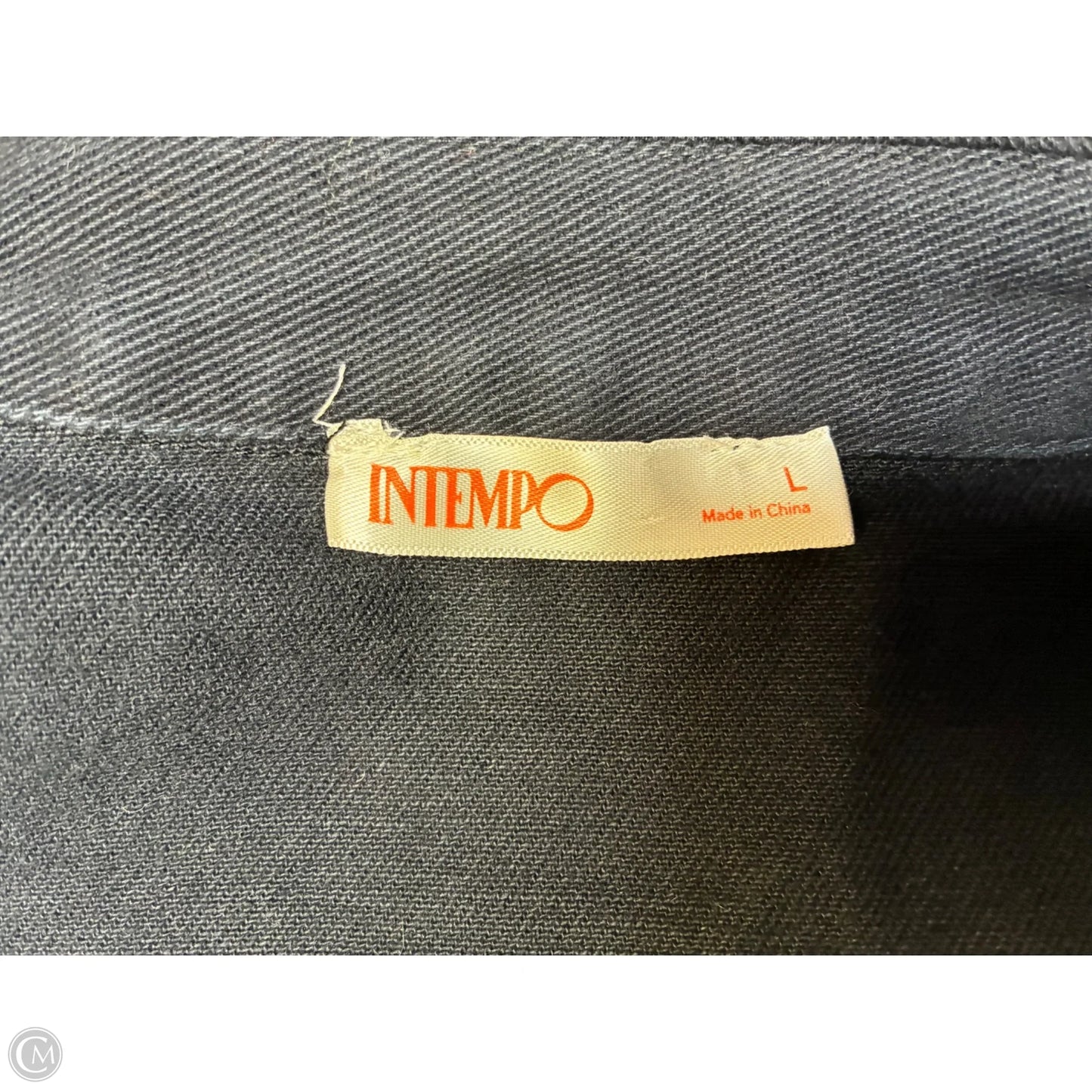 Jacket Denim By Intempo In Black, Size: L