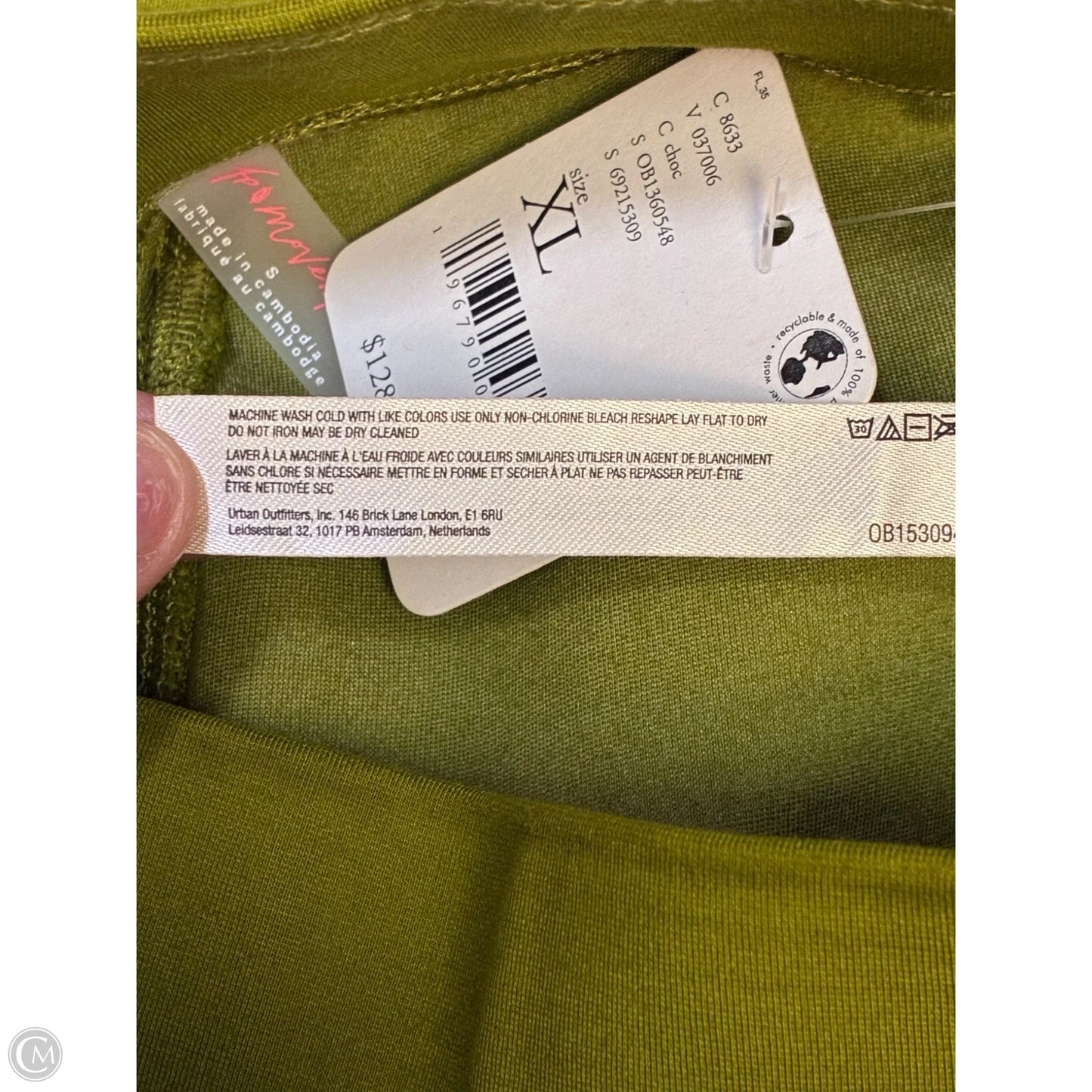 Athletic Leggings By Free People In Green, Size: Xl