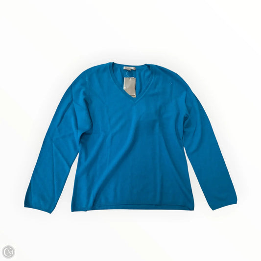Sweater Cashmere By Charter Club In Blue, Size: Xl