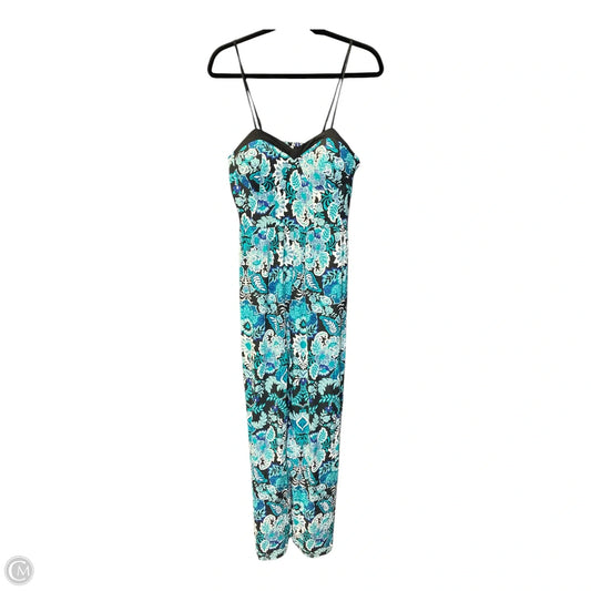Jumpsuit By Xhilaration In Blue & Green, Size: M
