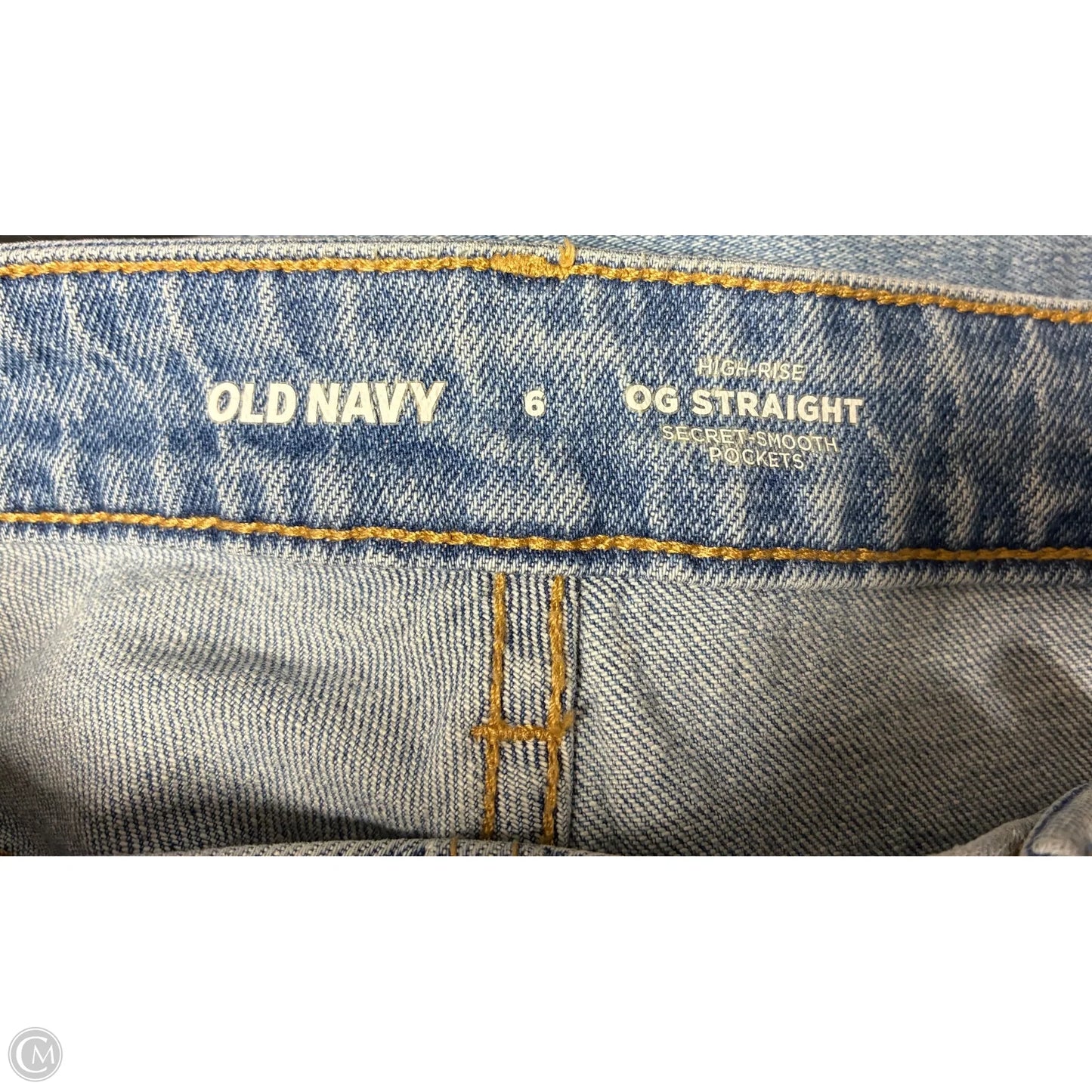 Jeans Straight By Old Navy In Blue Denim, Size: 6