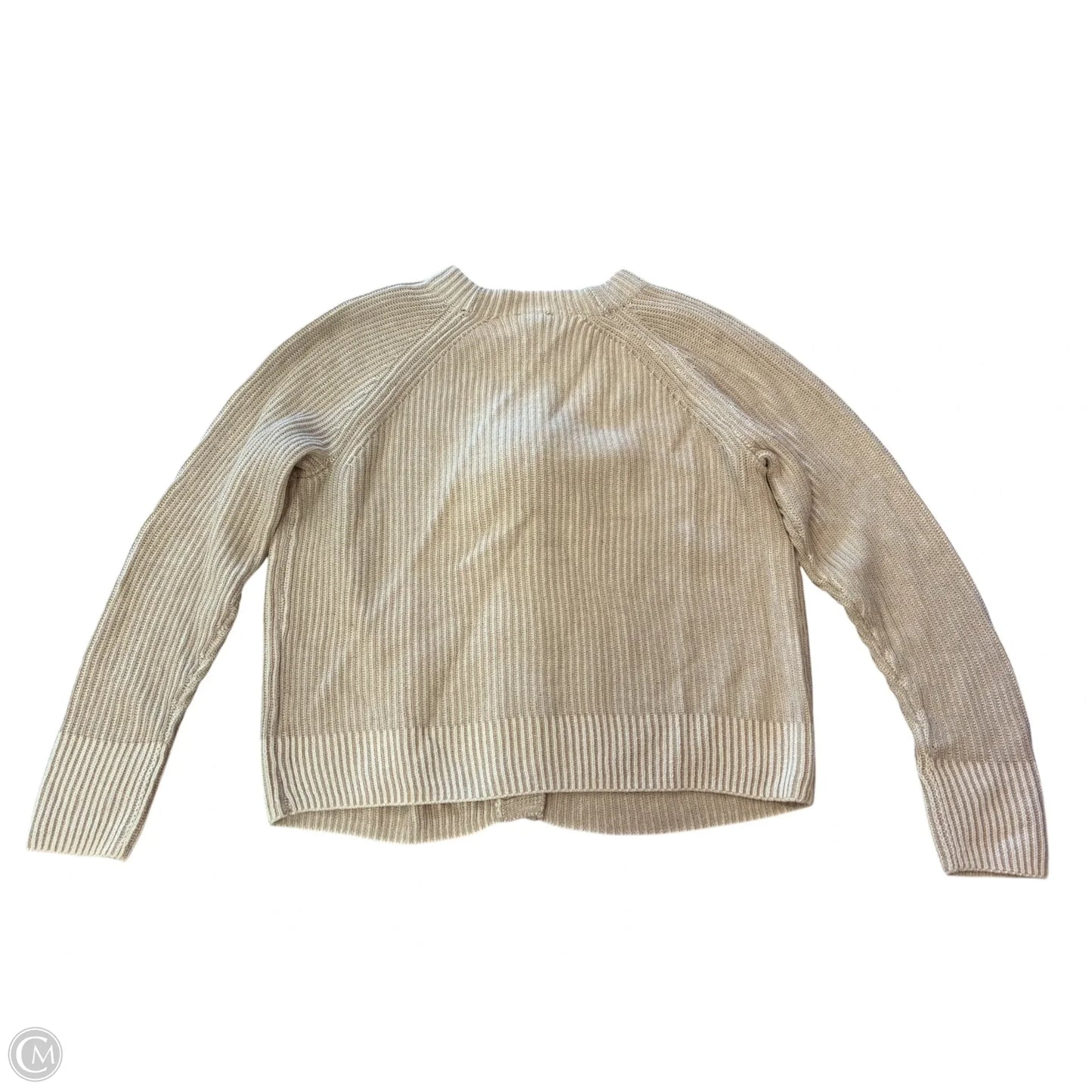 Sweater Cardigan By Talbots In Beige, Size: Sp