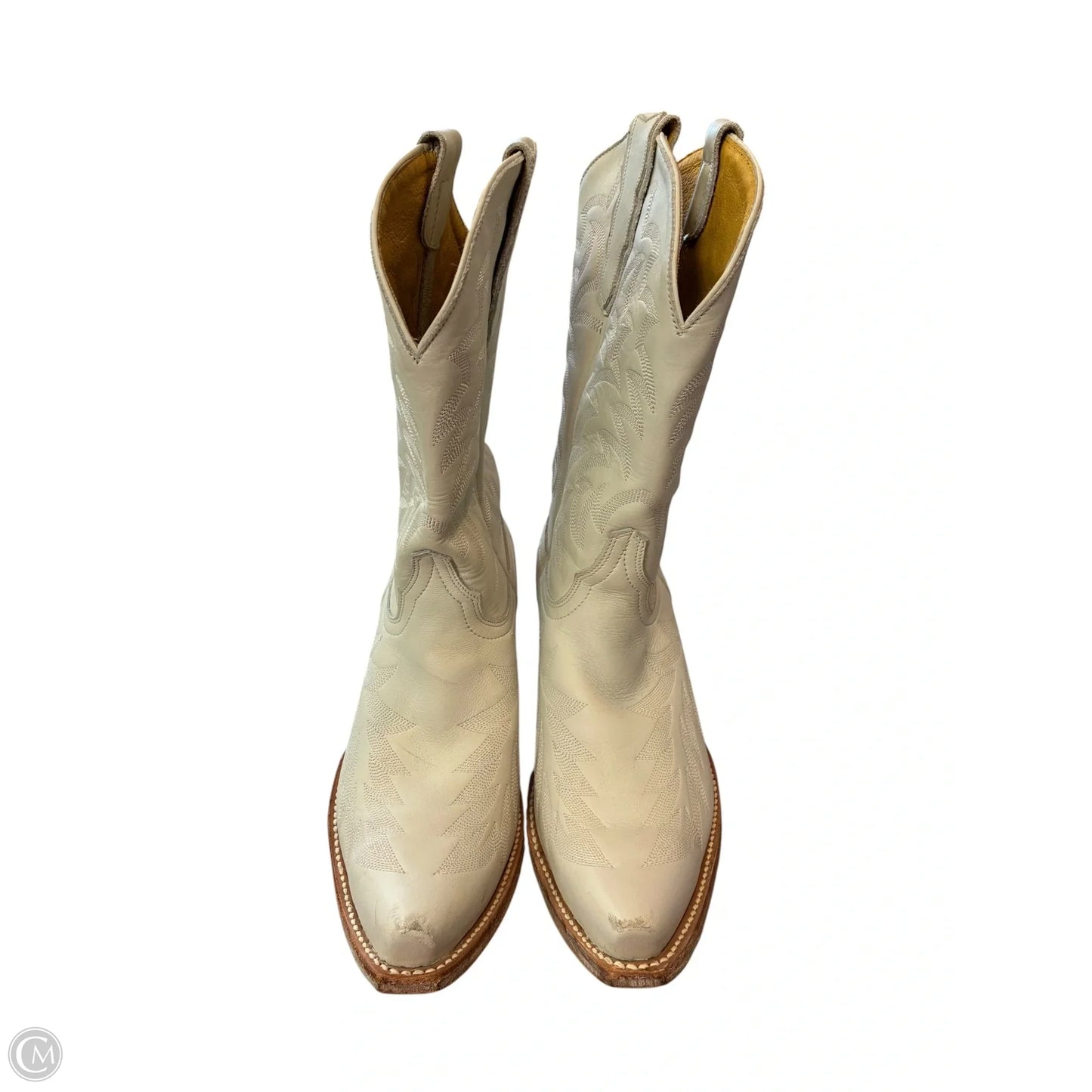 Boots Western By Clothes Mentor In White, Size: 9.5