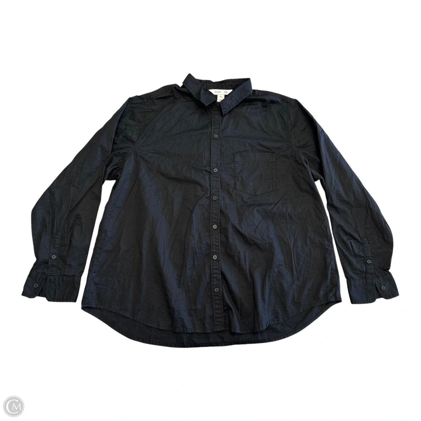 Top Long Sleeve Basic By Old Navy In Black, Size: Xl