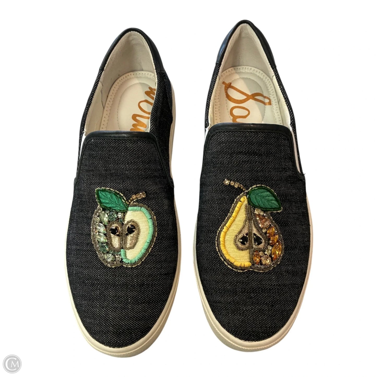Shoes Sneakers By Sam Edelman In Black Denim, Size: 8.5
