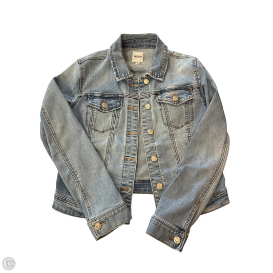Jacket Denim By Clothes Mentor In Blue Denim, Size: M