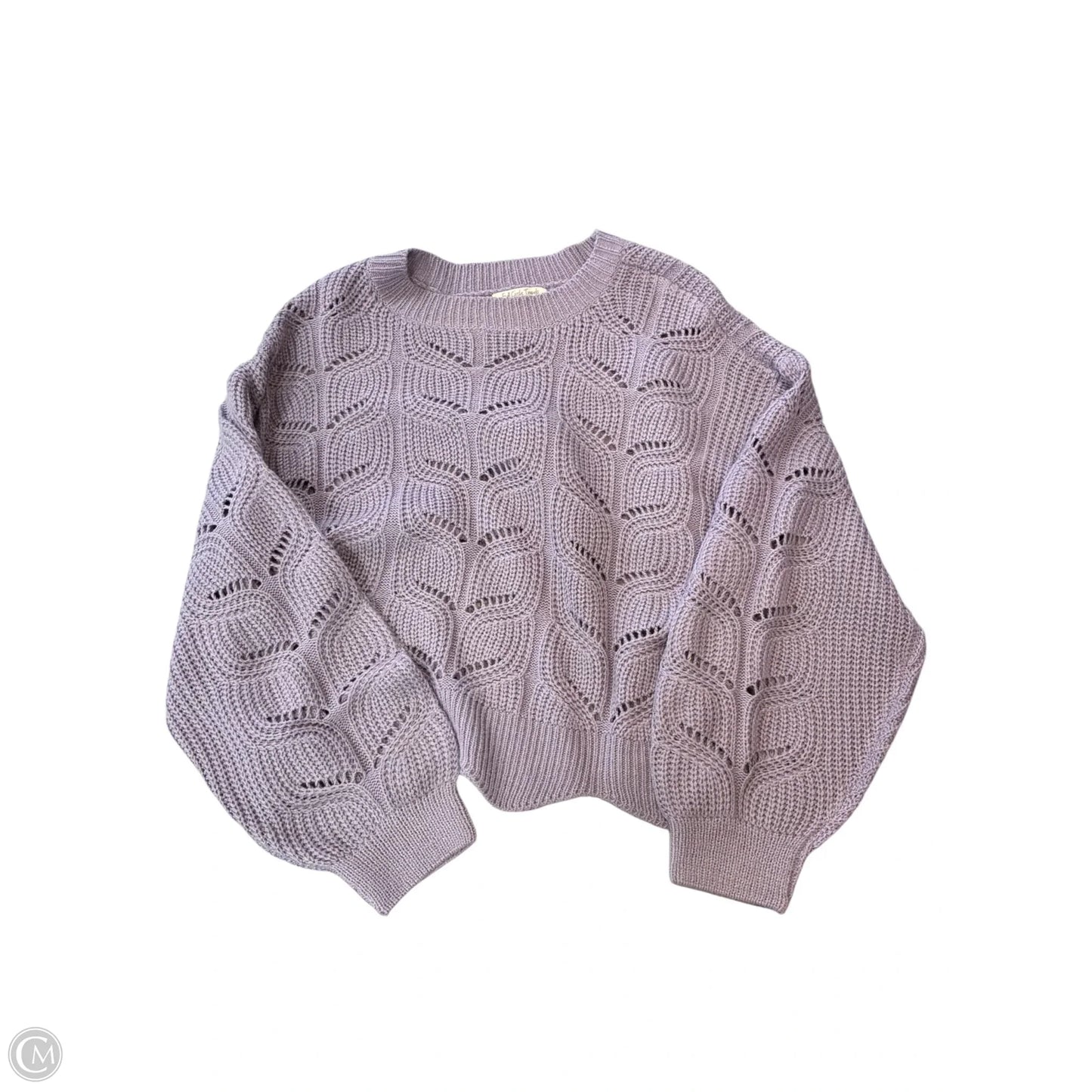 Sweater By Clothes Mentor In Purple, Size: L