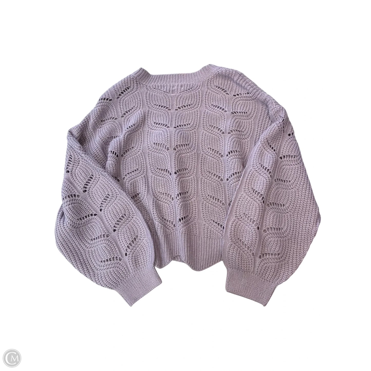 Sweater By Clothes Mentor In Purple, Size: L