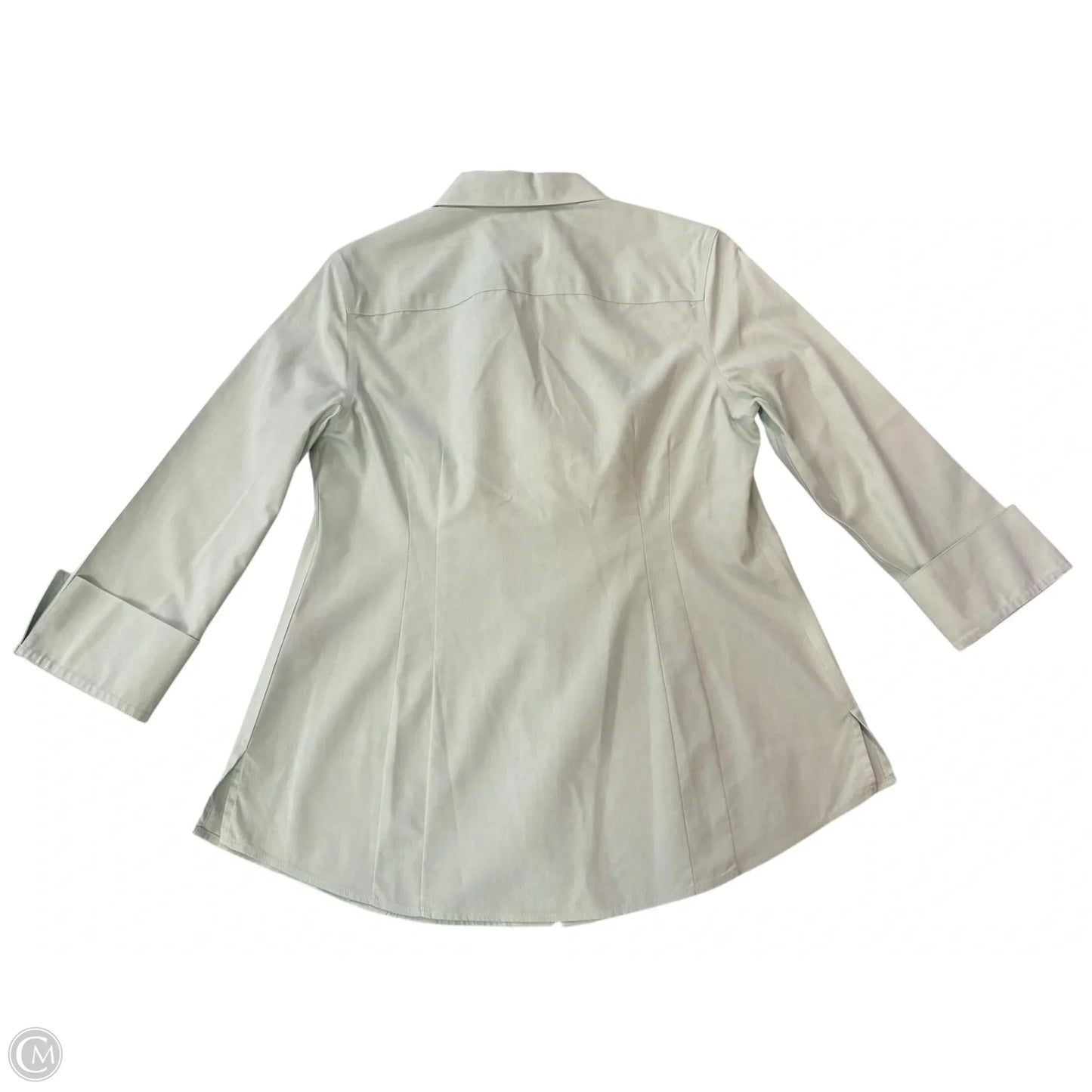Blouse Long Sleeve By Taylor In Green, Size: M