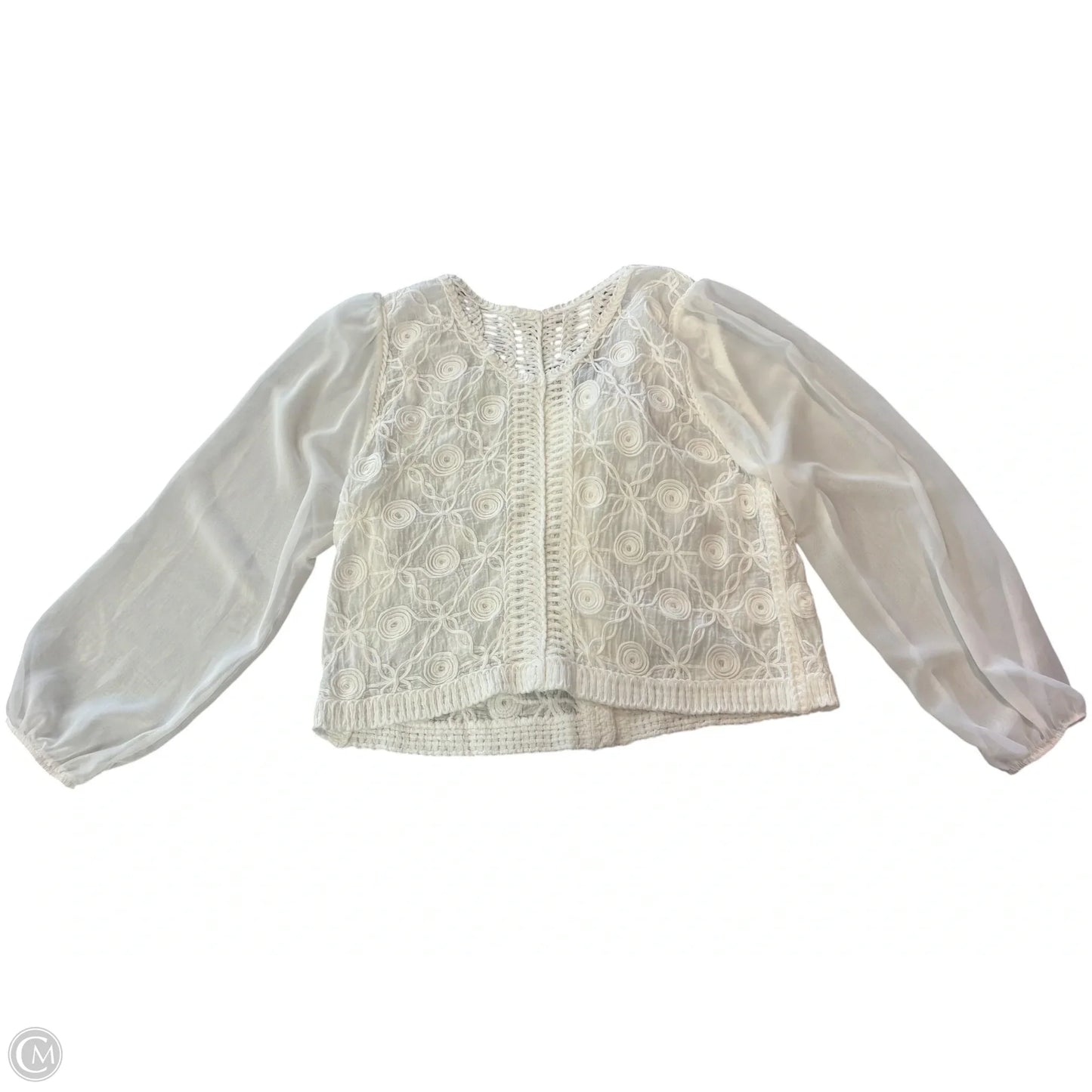 Cardigan By Adora In White, Size: S