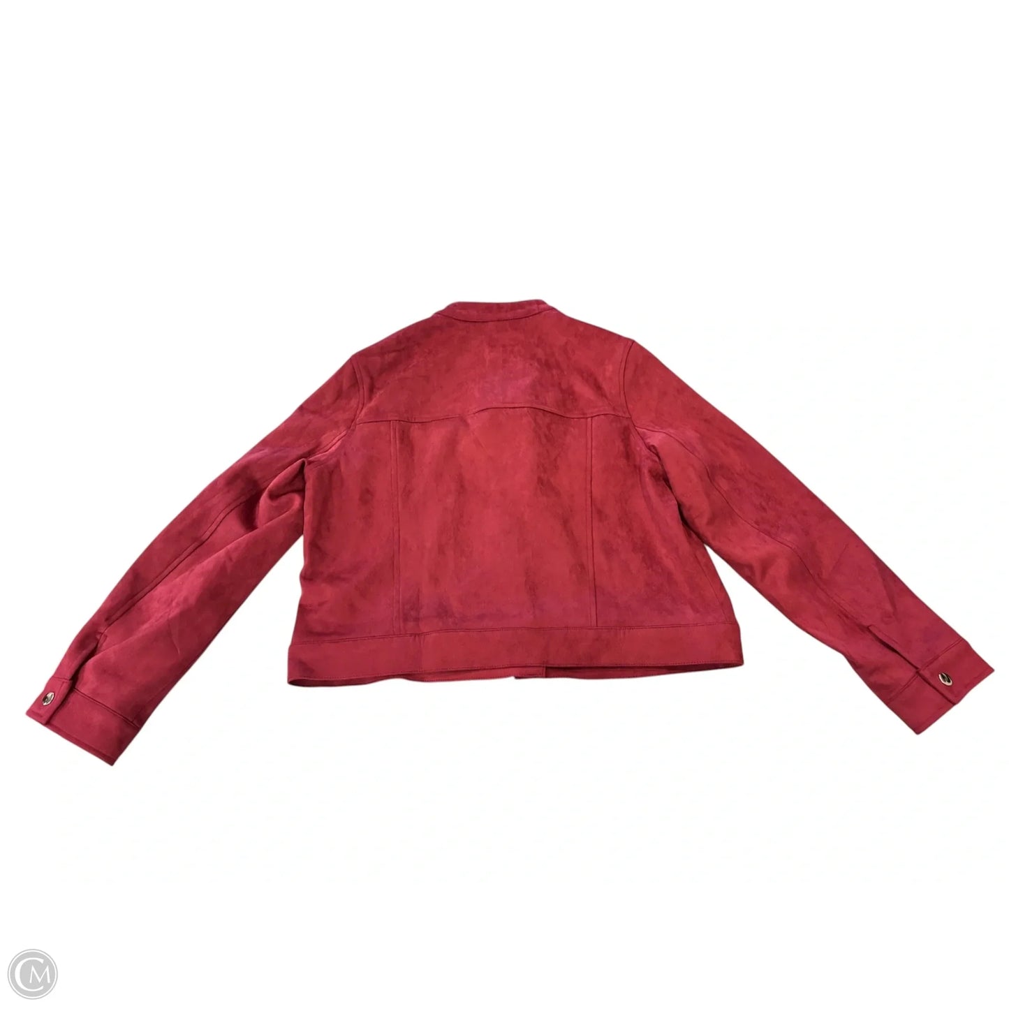 Jacket Fleece By Clothes Mentor In Red, Size: S