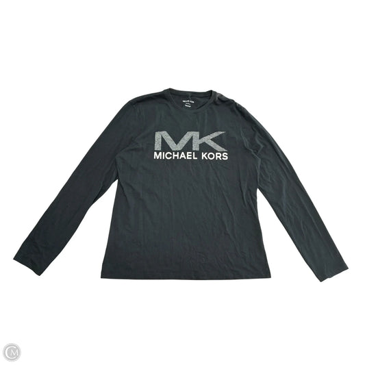 Top Long Sleeve By Michael By Michael Kors In Black, Size: L