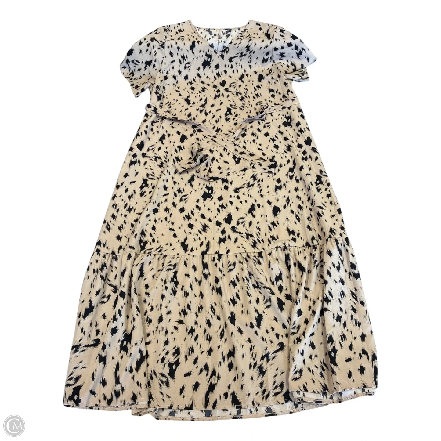 Dress Casual Maxi By Cmf In Animal Print, Size: Xl