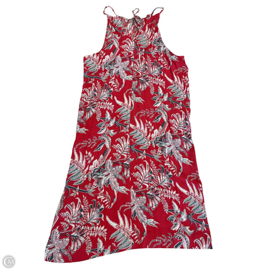 Dress Casual Short By Loft In Red, Size: L