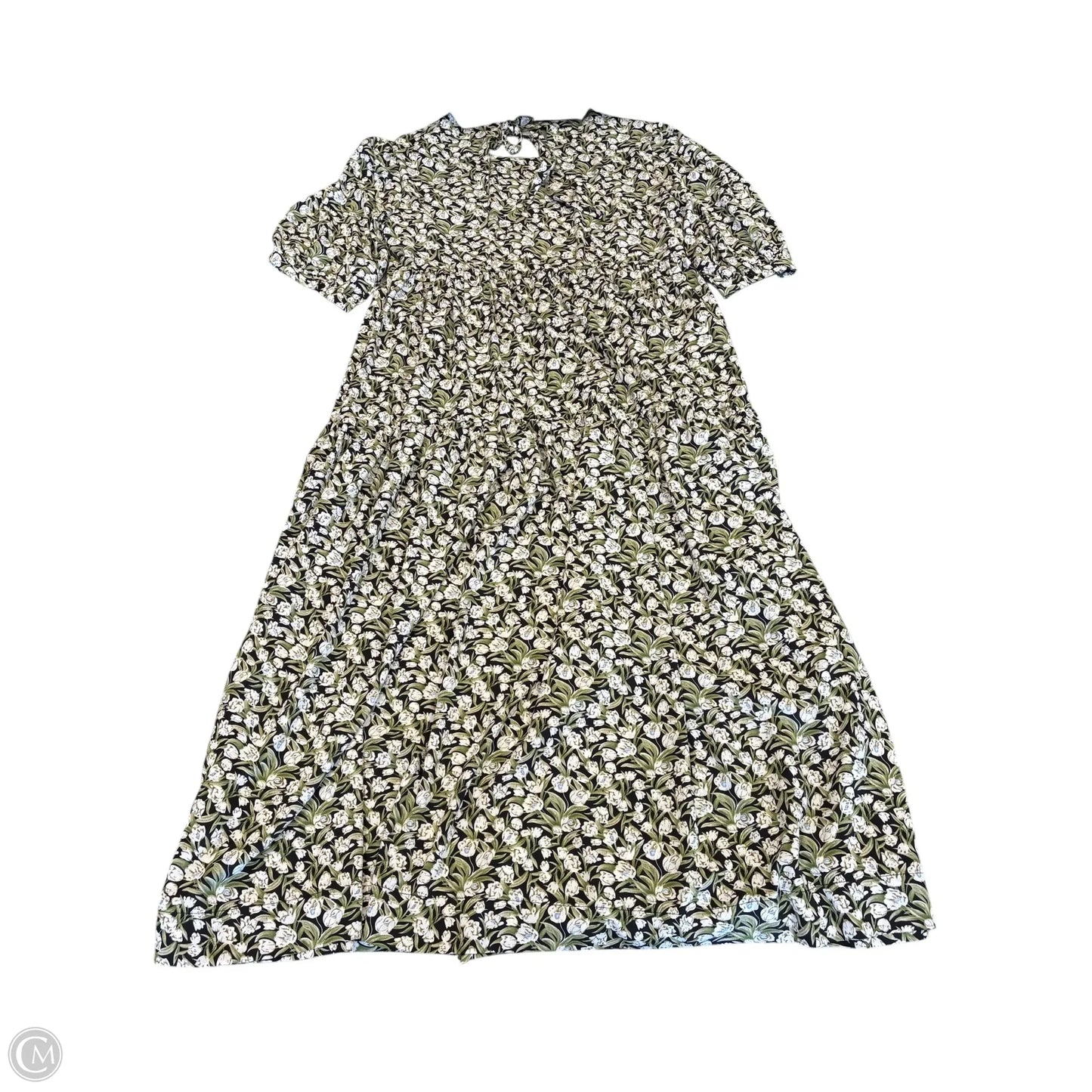 Dress Casual Maxi By En Saison In Floral Print, Size: Xl