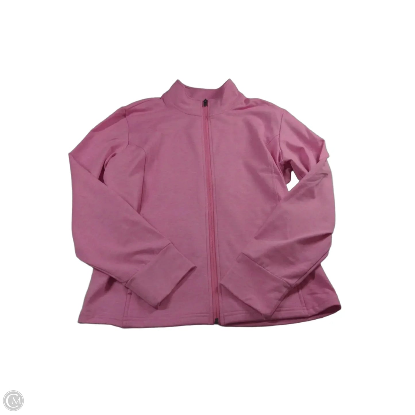 Athletic Jacket By Clothes Mentor In Pink, Size: L