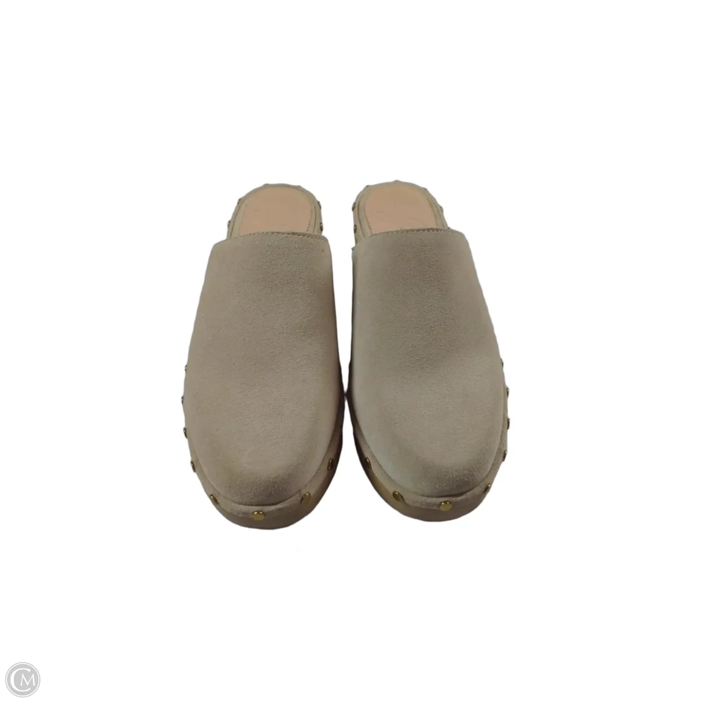 Shoes Heels Block By J. Crew In Tan, Size: 7