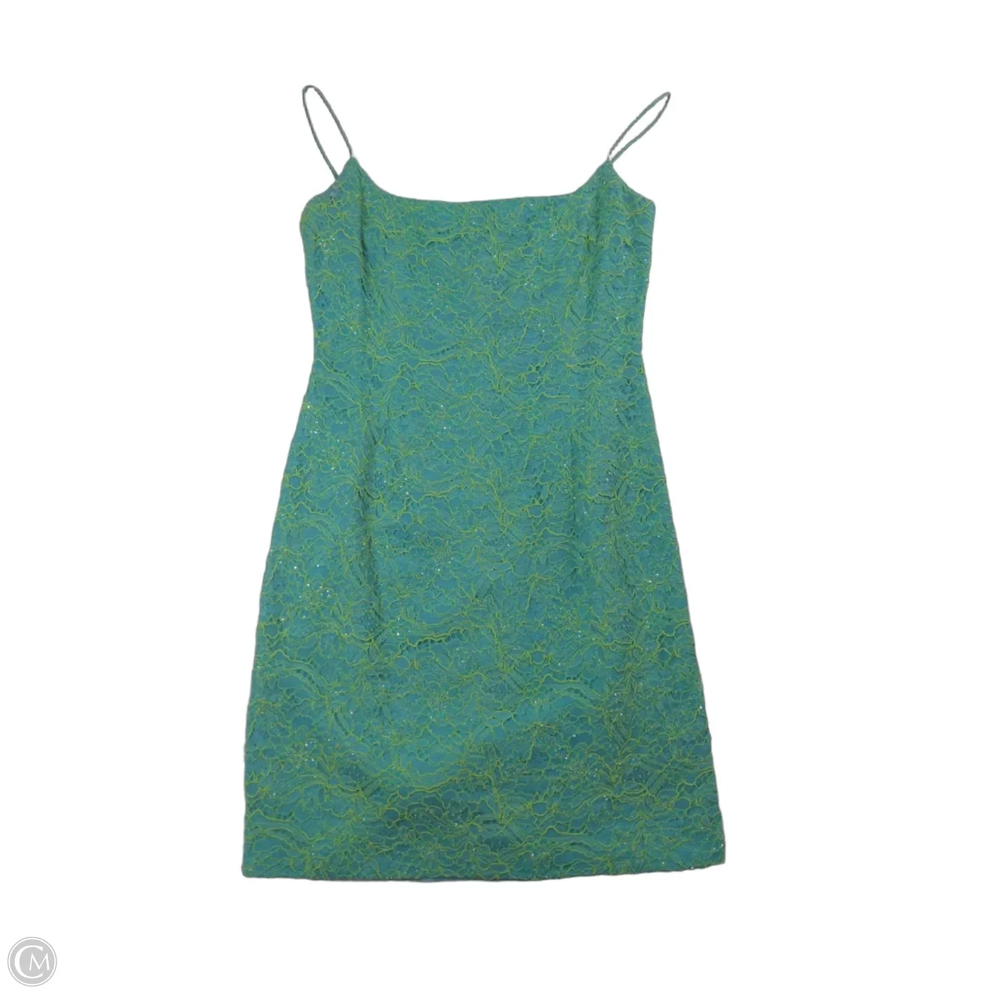Dress Party Midi By Carmen Marc Valvo In Green, Size: 6
