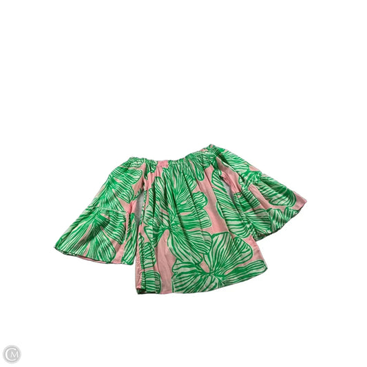 Top 3/4 Sleeve Designer By Lilly Pulitzer In Multi-colored, Size: Xxs