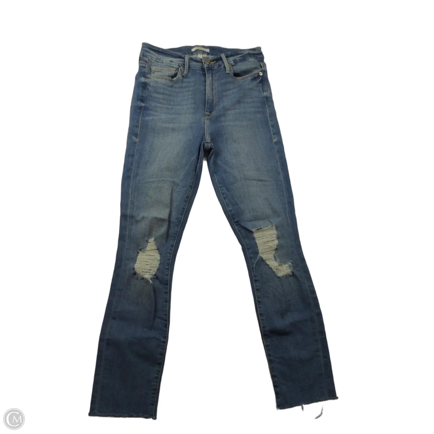 Jeans Skinny By Good American In Blue, Size: 6