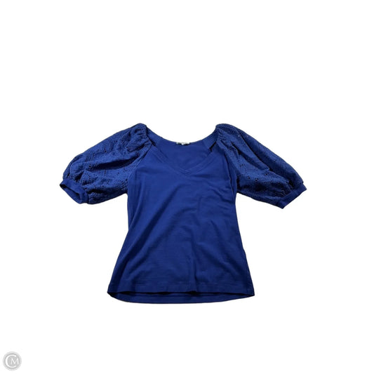 Top Short Sleeve By A Loves A In Blue, Size: Xs