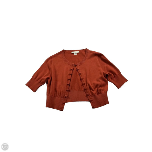 Cardigan By Banana Republic In Orange, Size: Xs