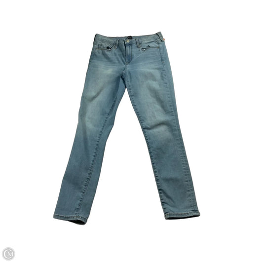 Jeans Skinny By Gap In Blue Denim, Size: 6
