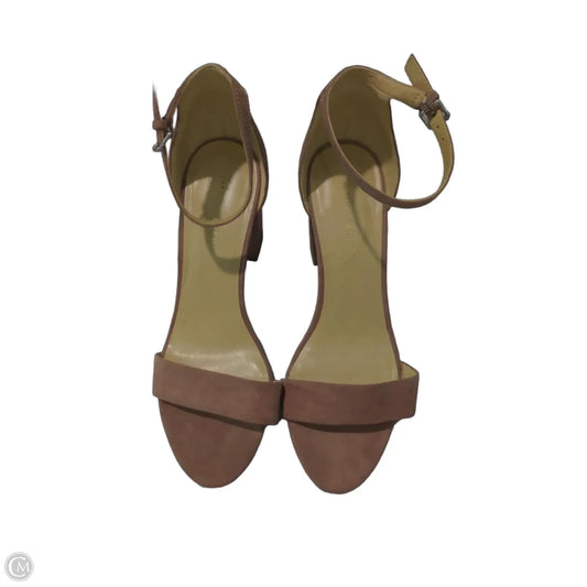 Sandals Heels Block By Marc Fisher In Pink, Size: 8.5