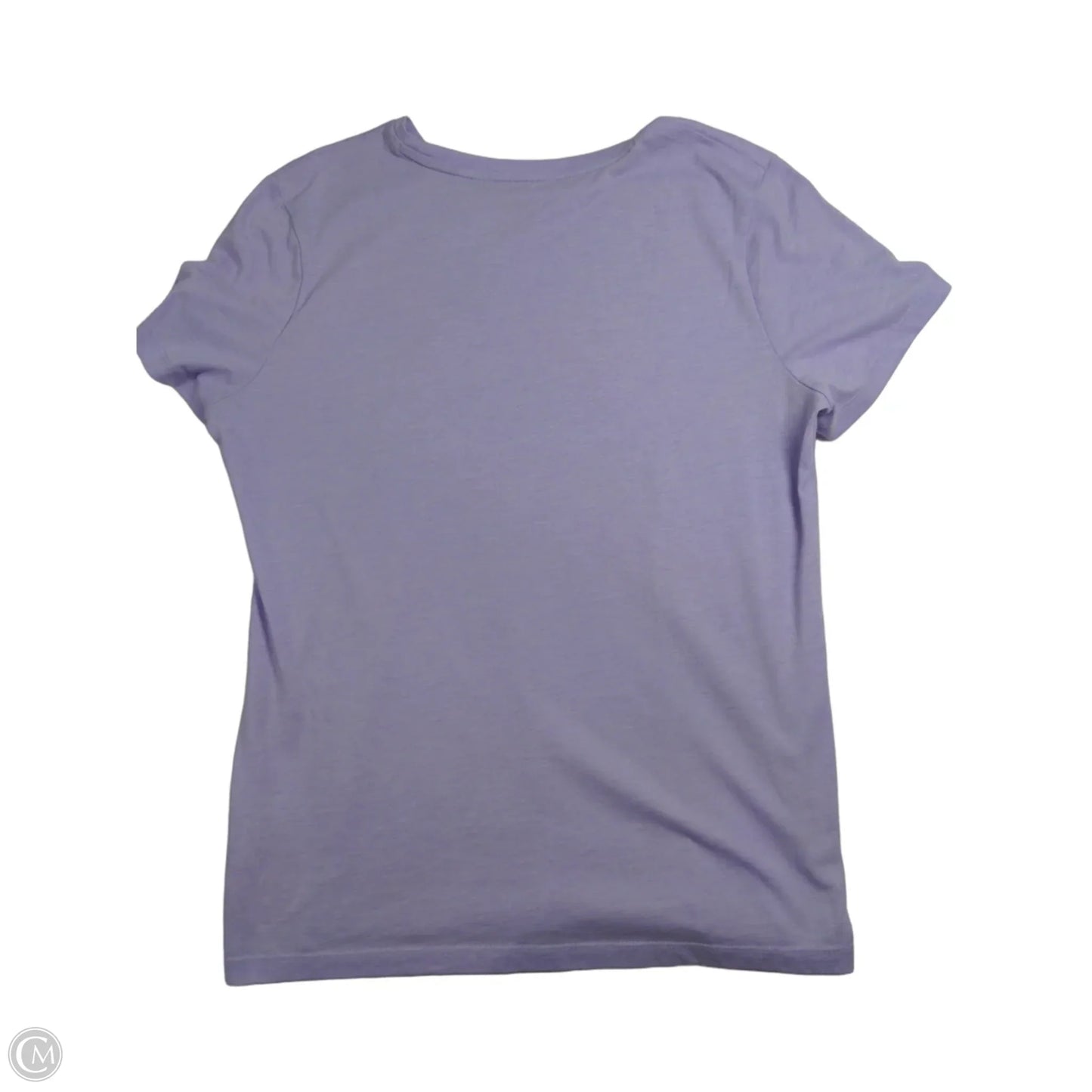Athletic Top Short Sleeve By Puma In Purple, Size: L