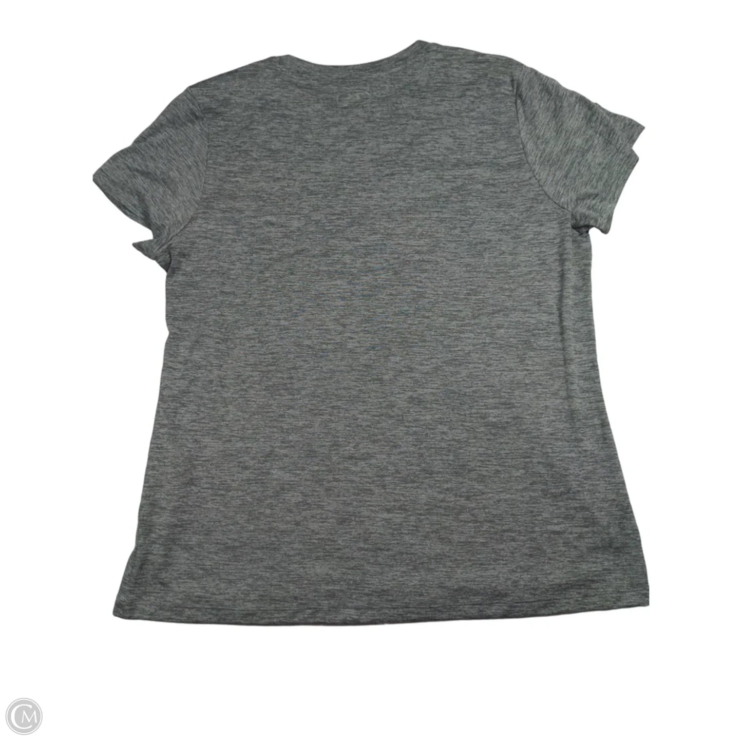 Athletic Top Short Sleeve By Under Armour In Grey, Size: Xl