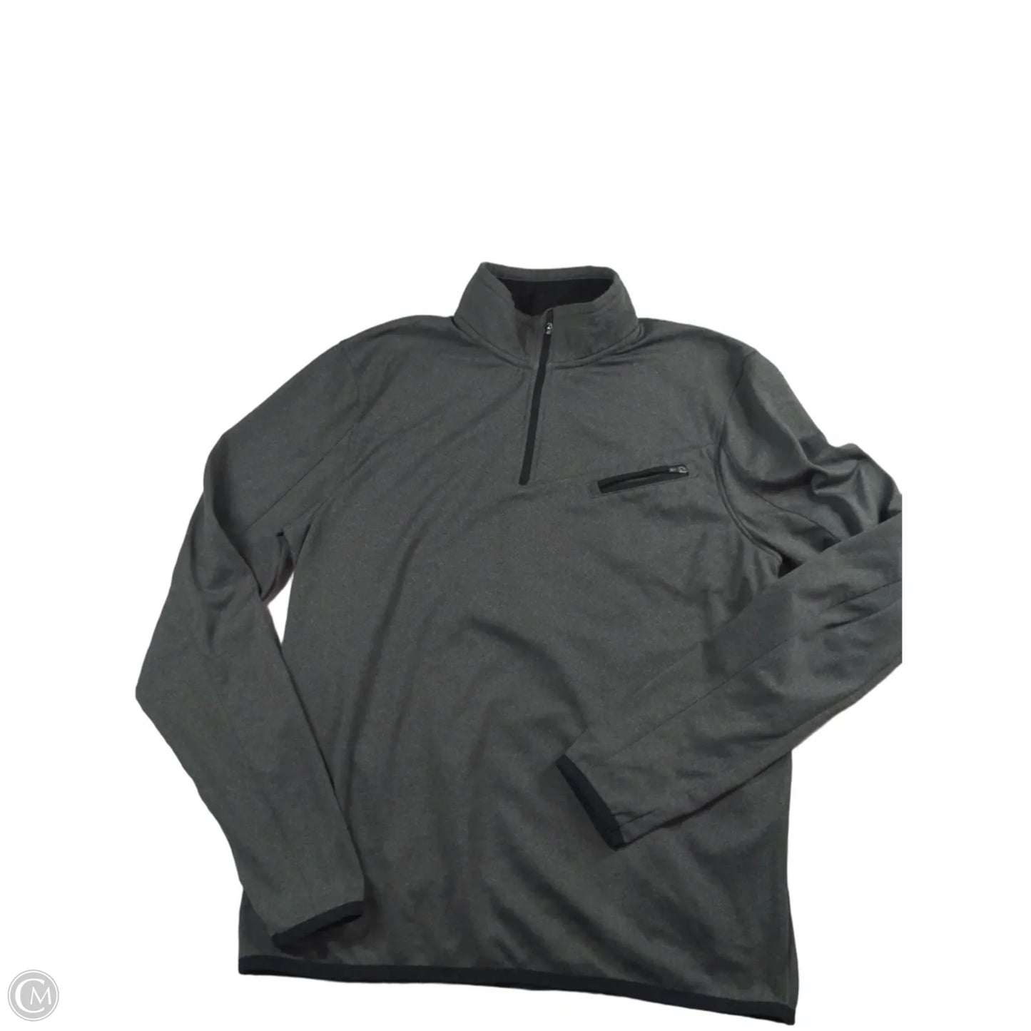 Athletic Jacket By Fila In Grey, Size: M