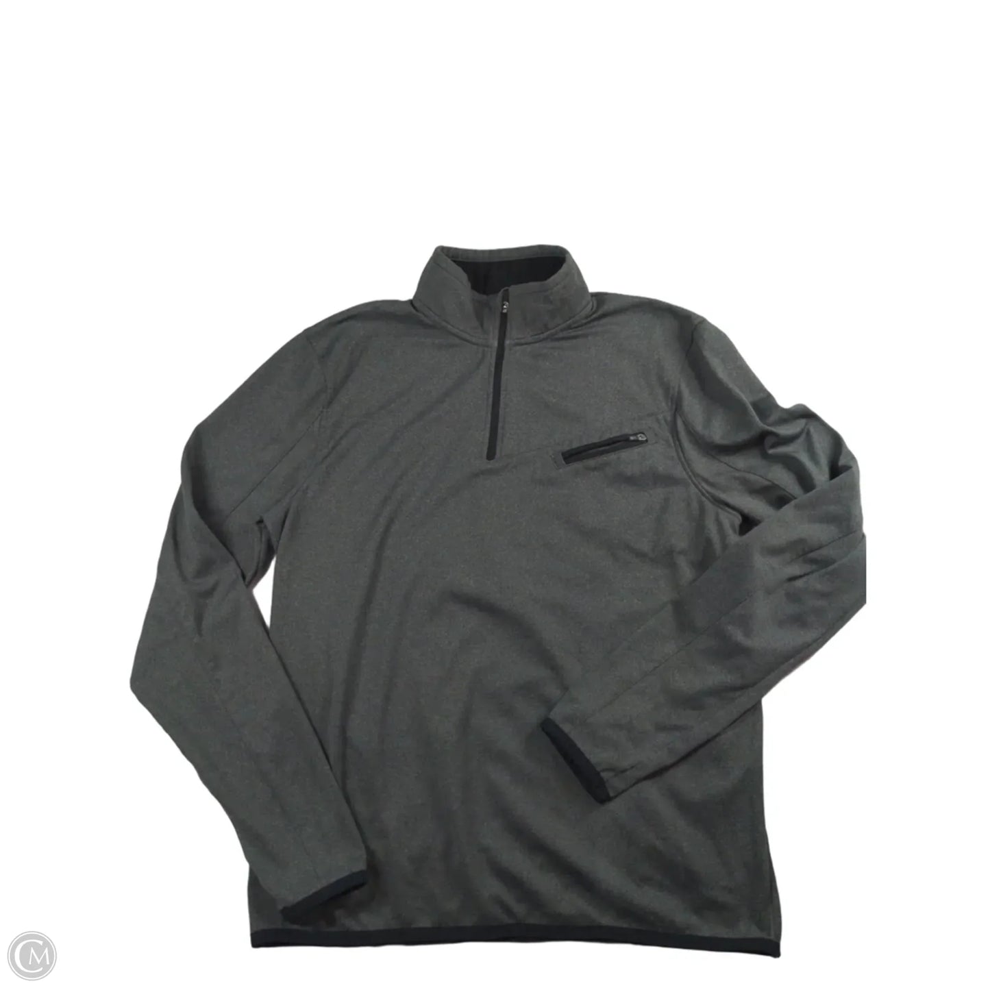 Athletic Jacket By Fila In Grey, Size: M