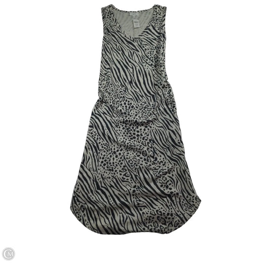 Dress Casual Maxi By Soma In Animal Print, Size: M